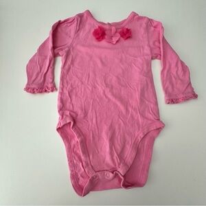 Place Pink Ruffle Long Sleeve Bodysuit 12-18M